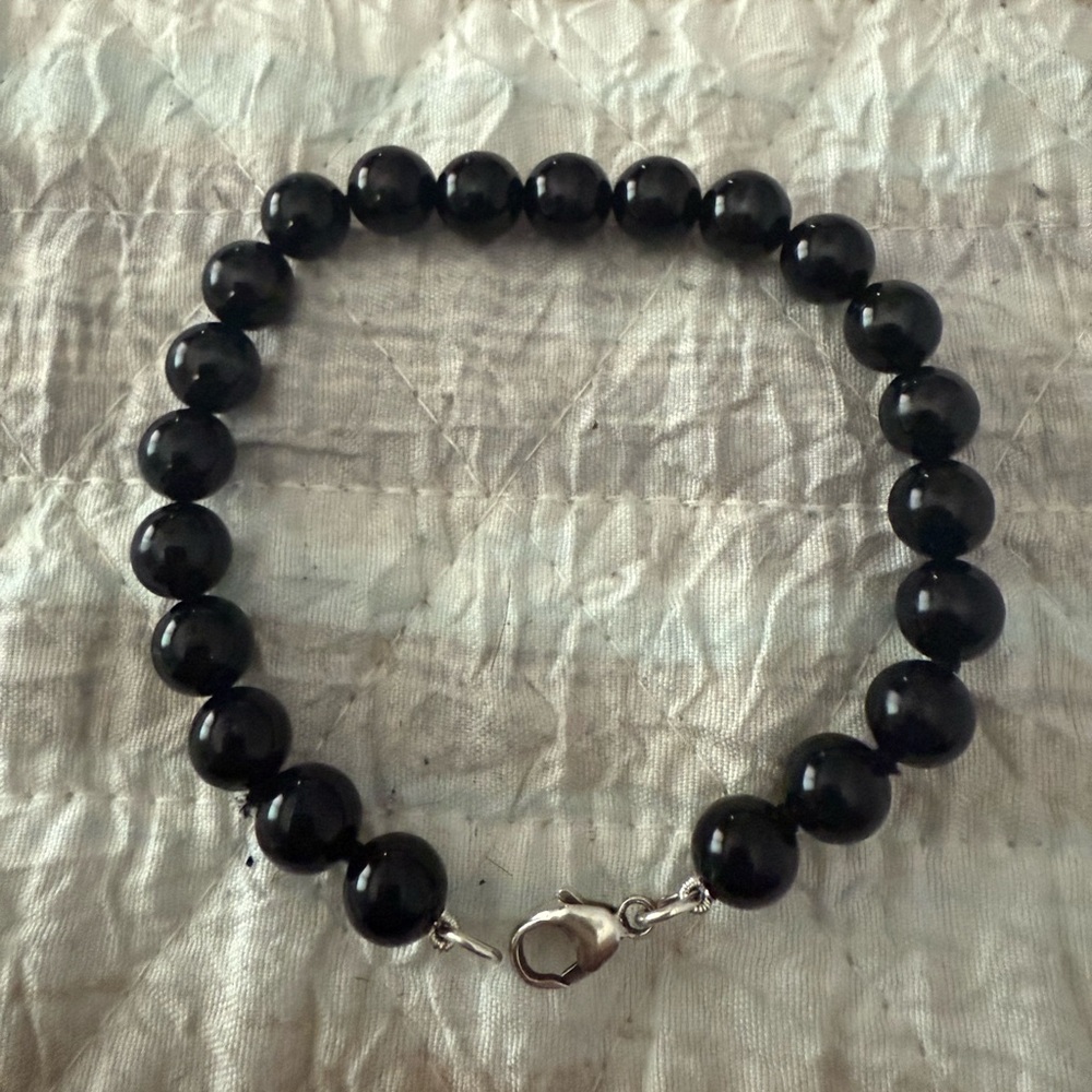 Tiffany & Co. Black Beaded Bracelet
